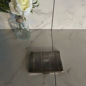 Silver cigarette case Vintage